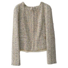 Chanel 11P Ostrich Feathers Embellished Jacket