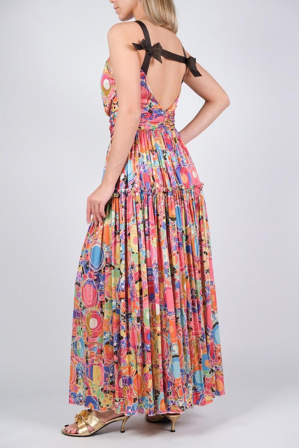 da uomo o donna Maxi abito in seta Chanel 12K$ CC Logo