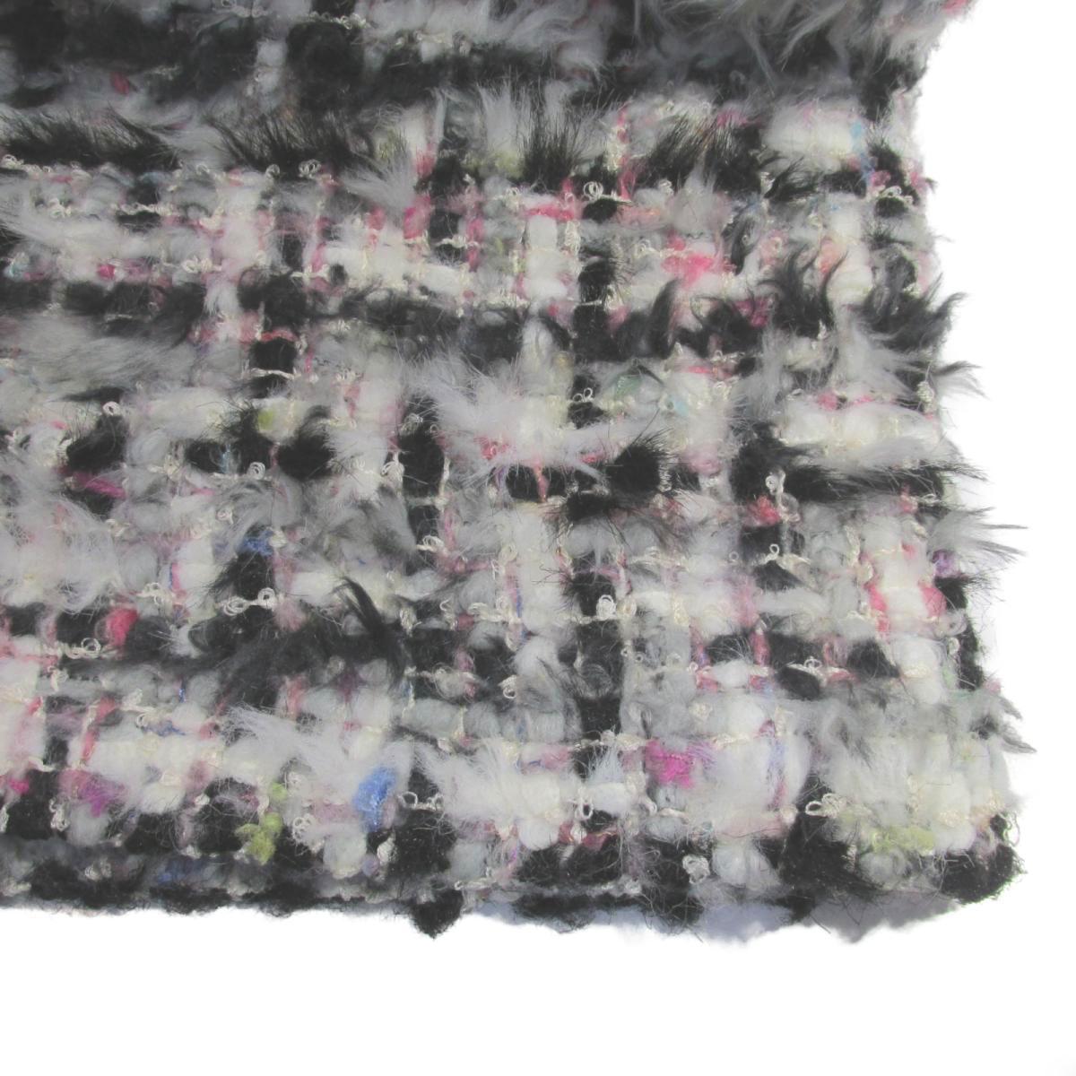 Chanel 12K Fluffy Fantasy Tweed Runway Coat For Sale 2
