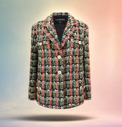 CHANEL 12K$ Ikonische 2020 Anna Wintour Stil Tweed Jacke 36 FR