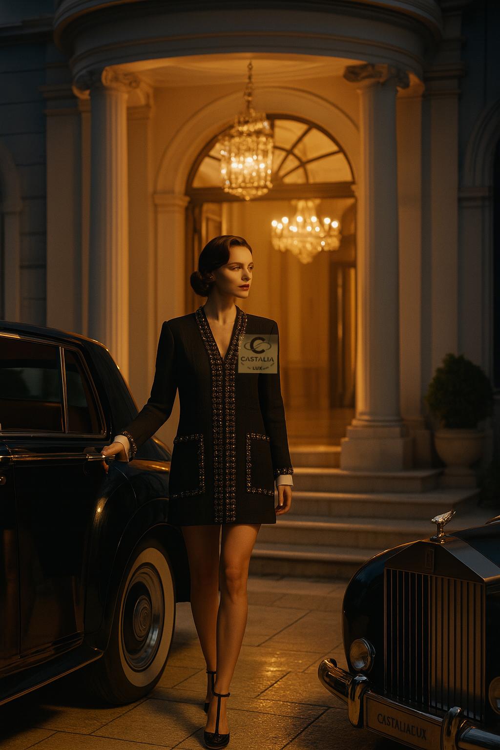 Chanel 12K$ Iconic Paris / Cosmopolite Giacca in tweed nero 44 FR In condizioni Nuovo in vendita a Dubai, AE