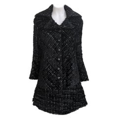 Chanel 12K$ Nuovo stile Cara Delevingne Giacca in tweed vaporoso 36 FR