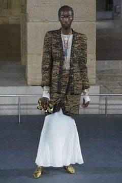 CHANEL 12K$ New Paris / Egypt Iconic Black Tweed Ensemble 34 FR