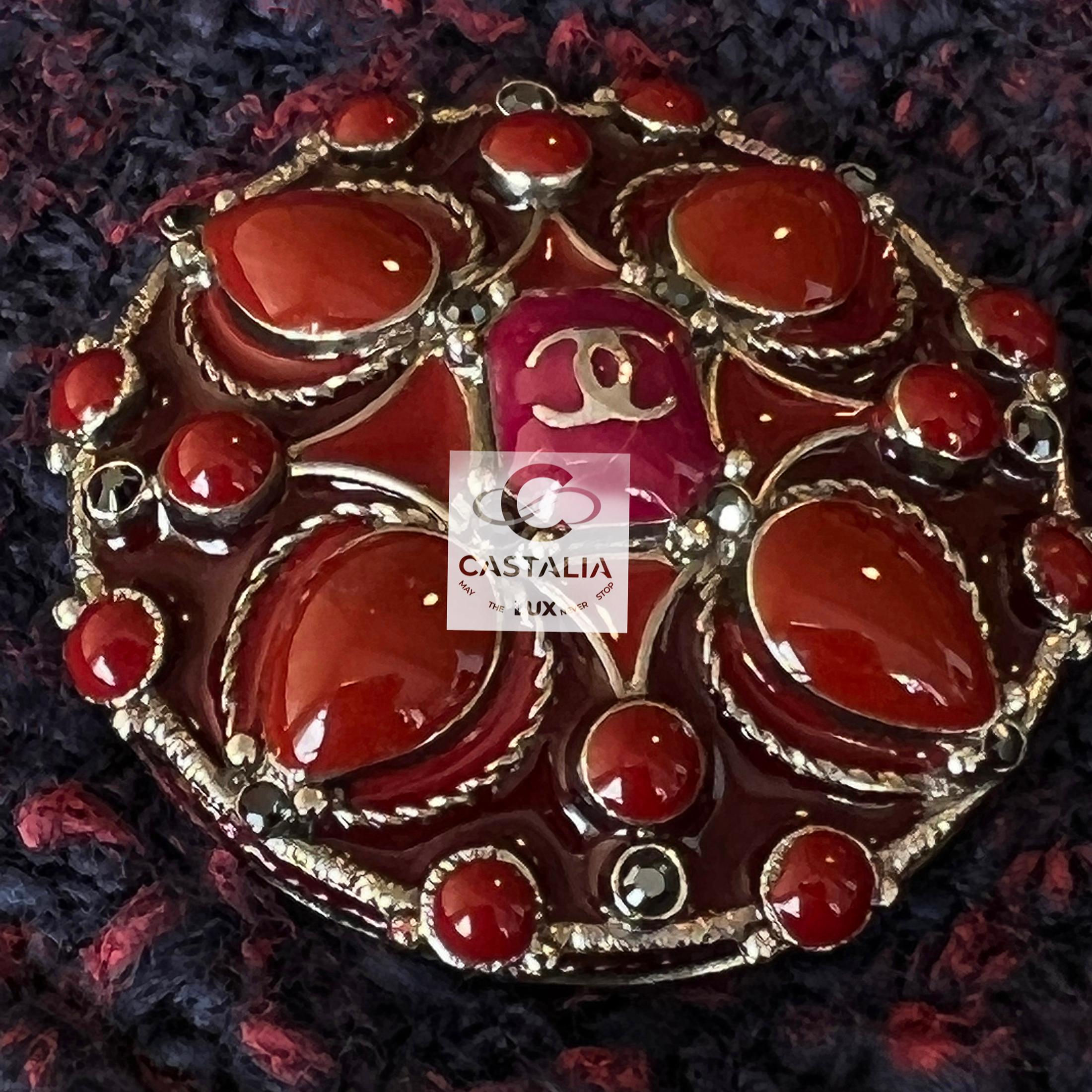 Chanel 12K$ Paris / Bombay Runway Tweed Coat 48 FR en vente 11