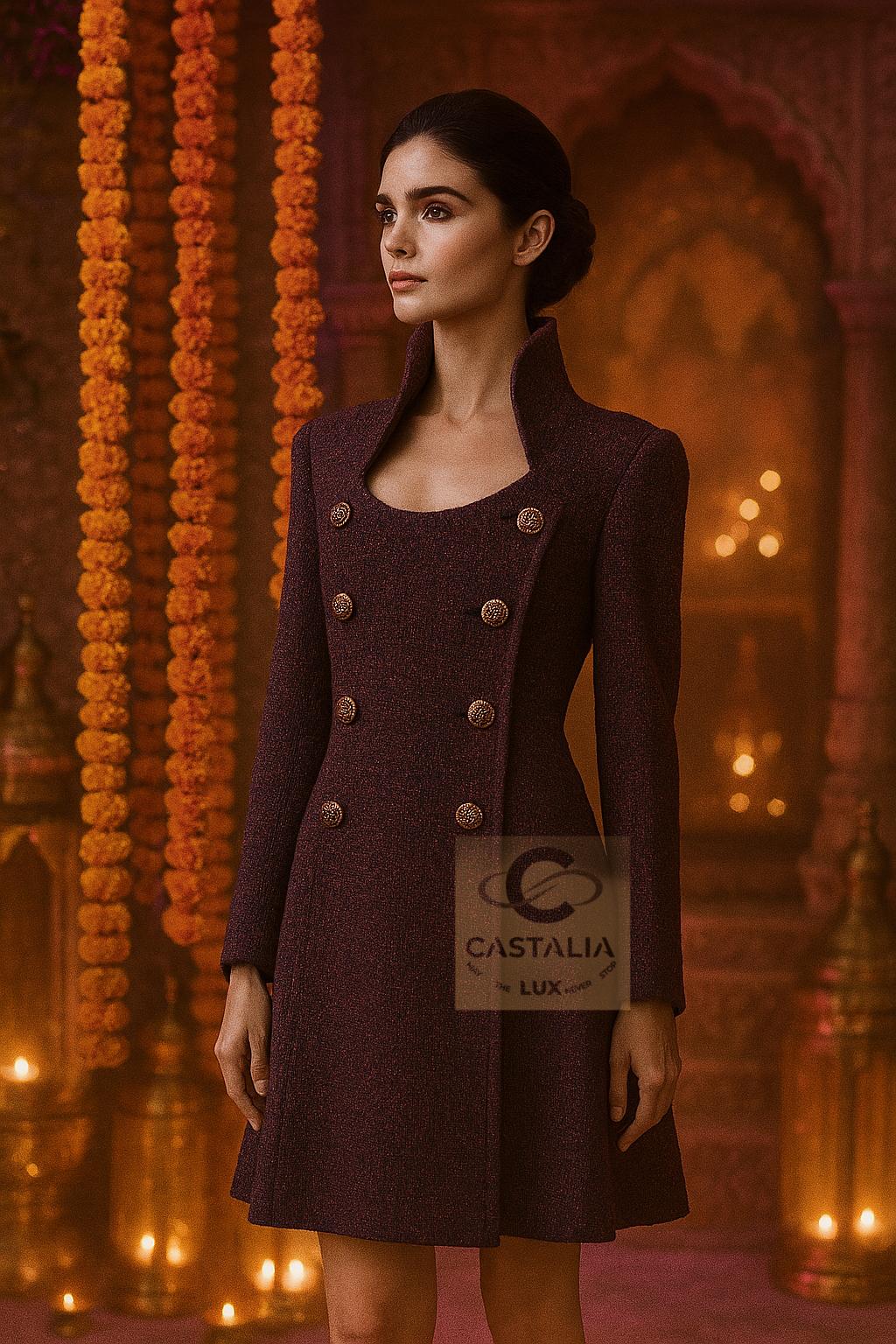 Chanel 12K$ Paris / Bombay Runway Tweed Coat 48 FR Excellent état - En vente à Dubai, AE