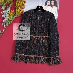 Chanel 12K$ Paris / Cosmopolite Lesage Tweed Jacket 38 FR