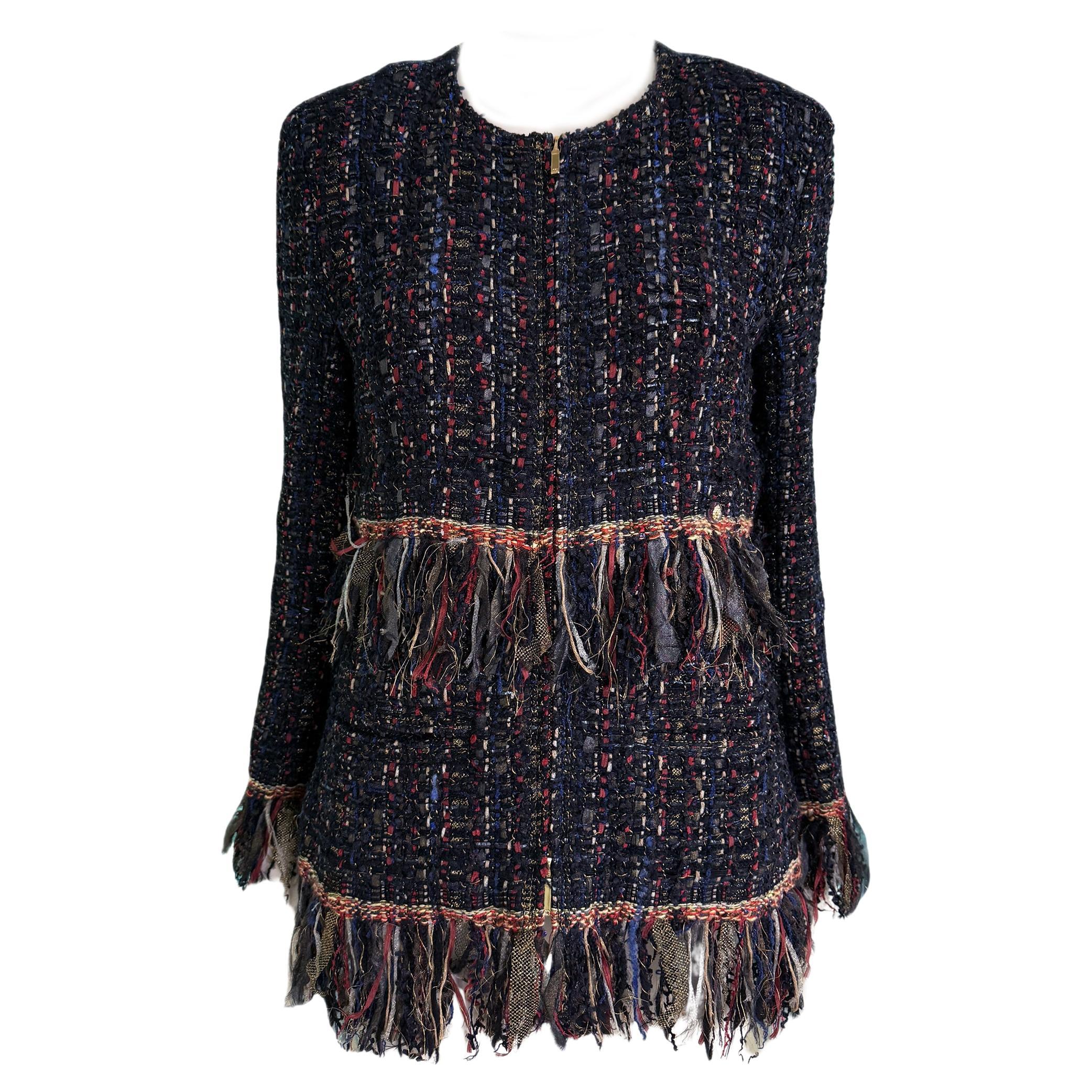 Chanel 12K$ Paris / Cosmopolite Lesage Tweed Jacket 38 FR For Sale