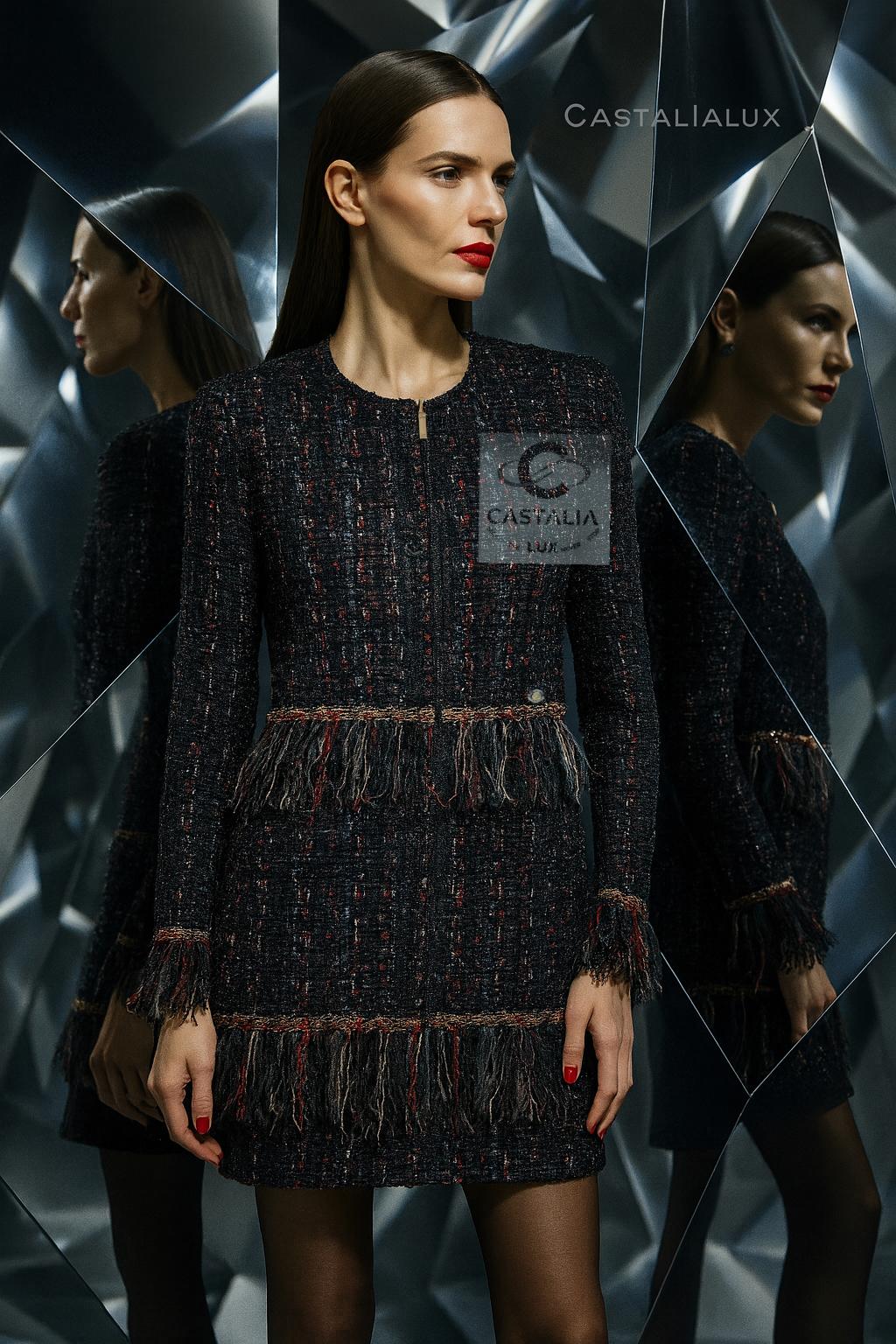 Chanel 12K$ Paris / Cosmopolite Lesage Giacca in tweed 40 FR in vendita 6