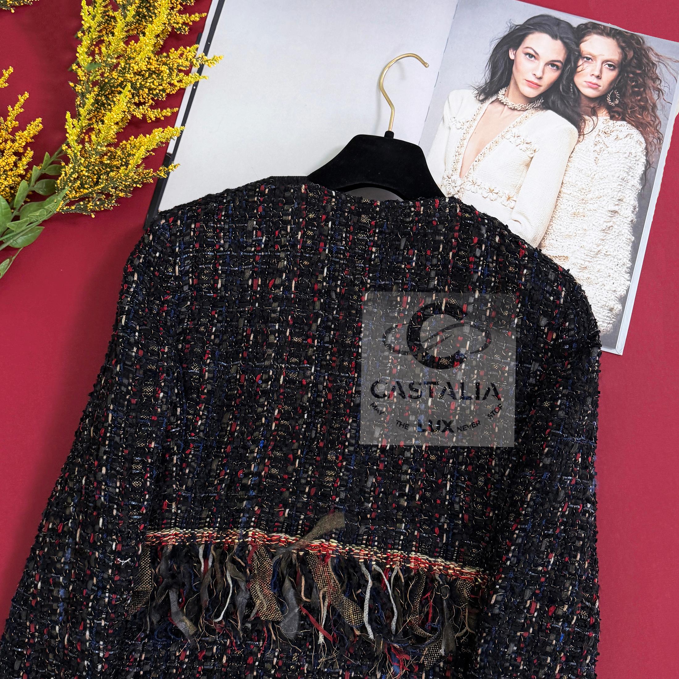 Chanel 12K$ Paris / Cosmopolite Lesage Giacca in tweed 40 FR in vendita 13