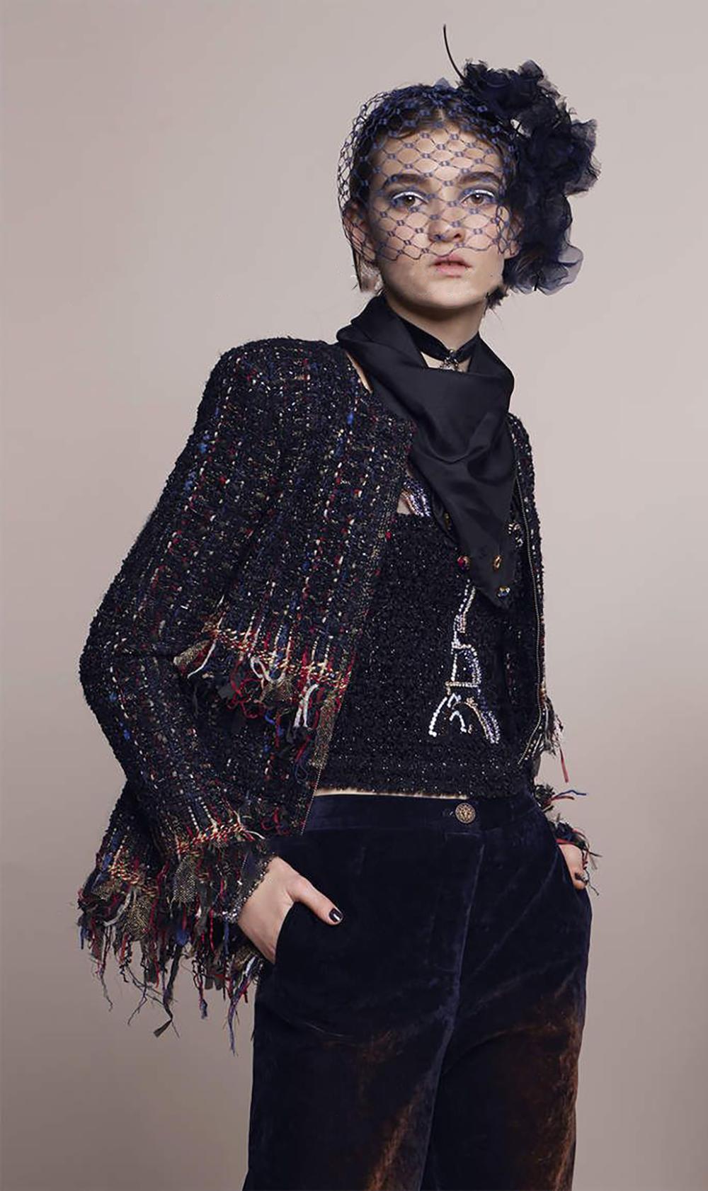 Chanel 12K$ Paris / Cosmopolite Lesage Giacca in tweed 40 FR In condizioni Nuovo in vendita a Dubai, AE