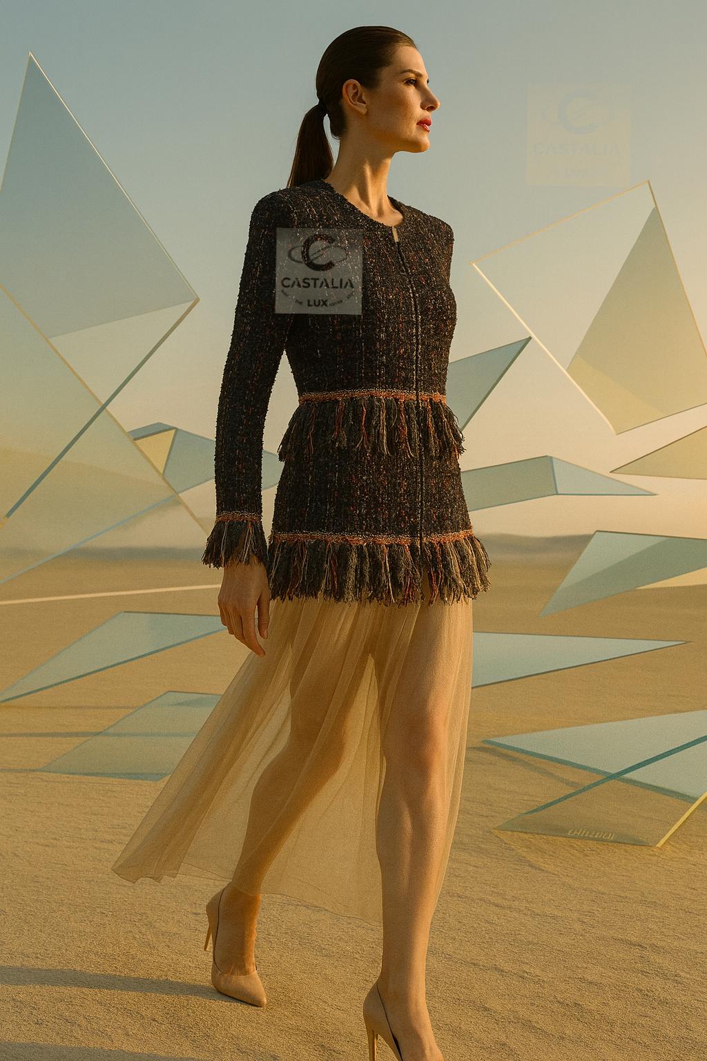 Chanel 12K$ Paris / Cosmopolite Lesage Giacca in tweed 40 FR in vendita 3