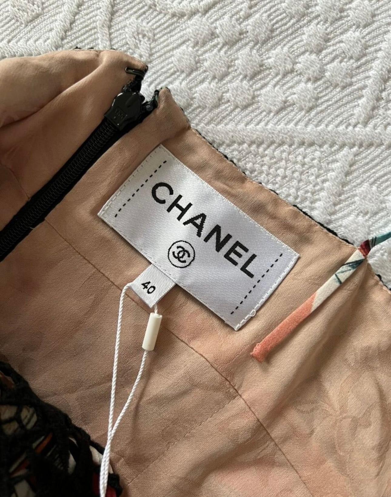 Chanel 12K$ Paris / Cuba Retro Cars and CC Logo Maxi Dress 5