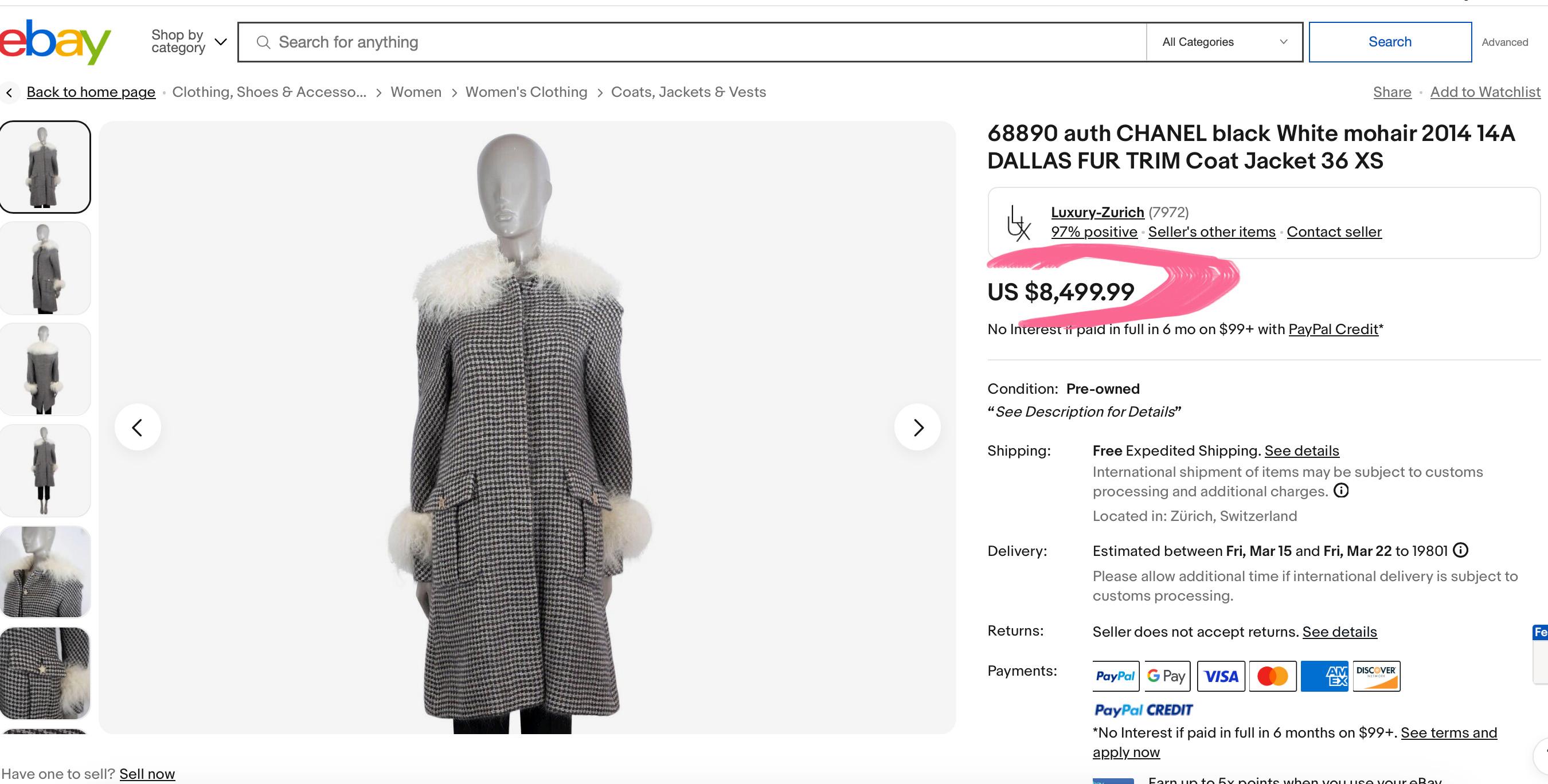 Chanel 12K Paris / Dallas Laufsteg CC Tweed-Mantel mit Knöpfen aus Tweed im Zustand „Hervorragend“ im Angebot in Dubai, AE