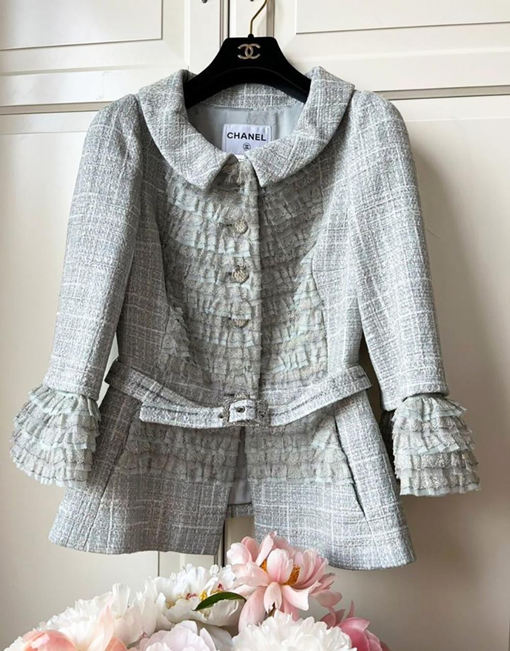 Chanel 12K$ Paris / Versaille Pastel Lesage Tweed Jacket 3