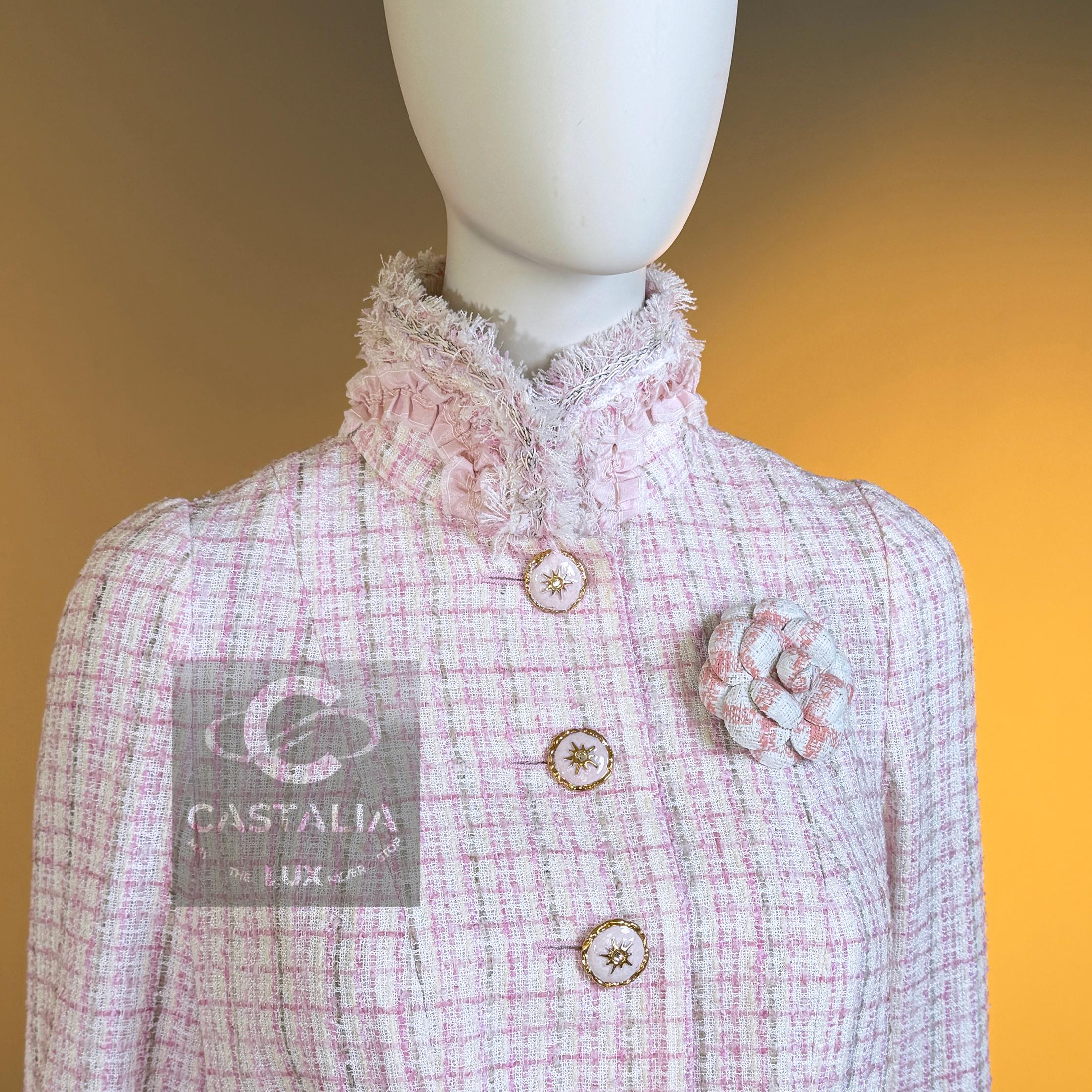 CHANEL 12K$ París / Versalles Chaqueta de tweed estilo barroco 36 FR en venta 6