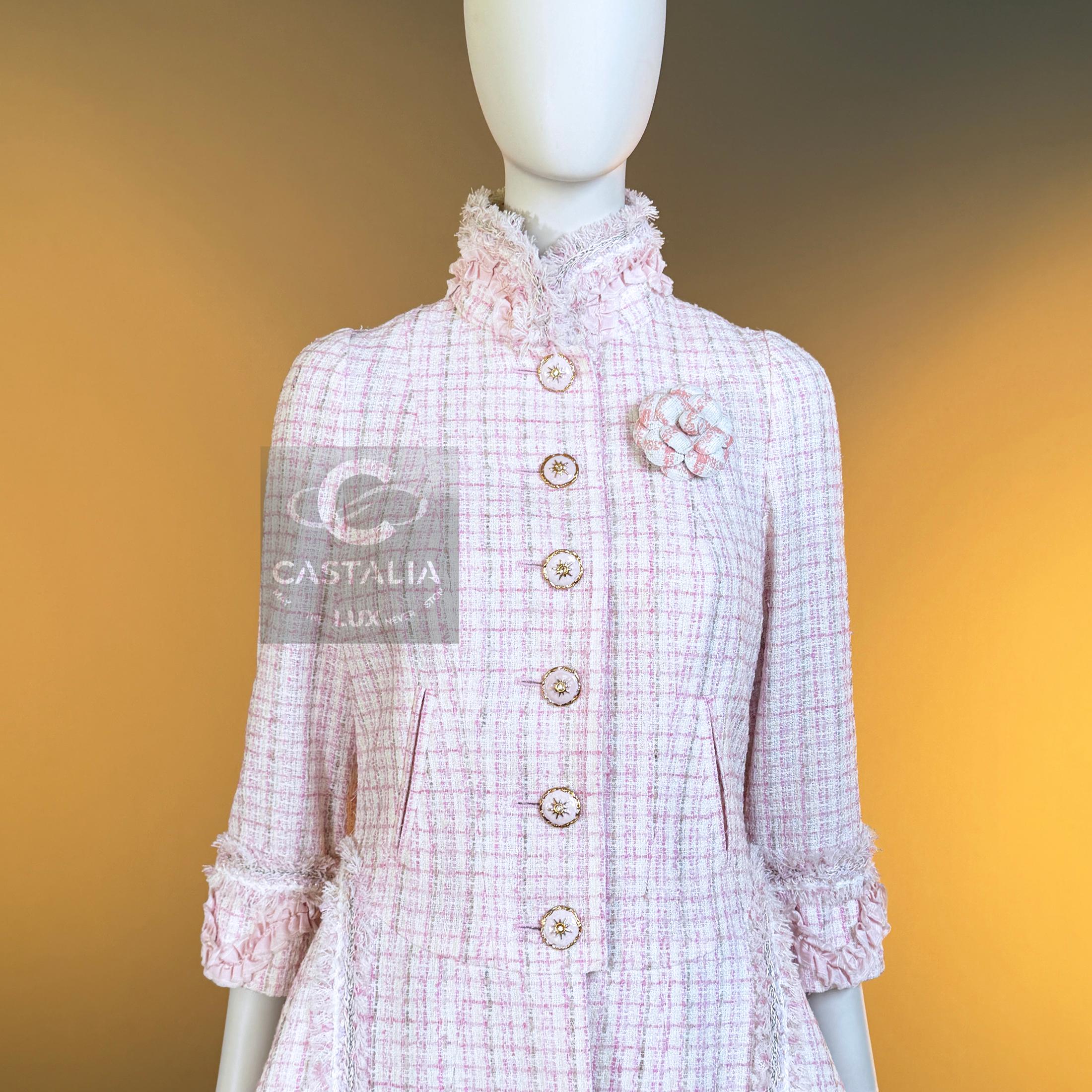 CHANEL 12K$ Paris / Versailles Barock Style Tweed Jacke 36 FR im Angebot 5