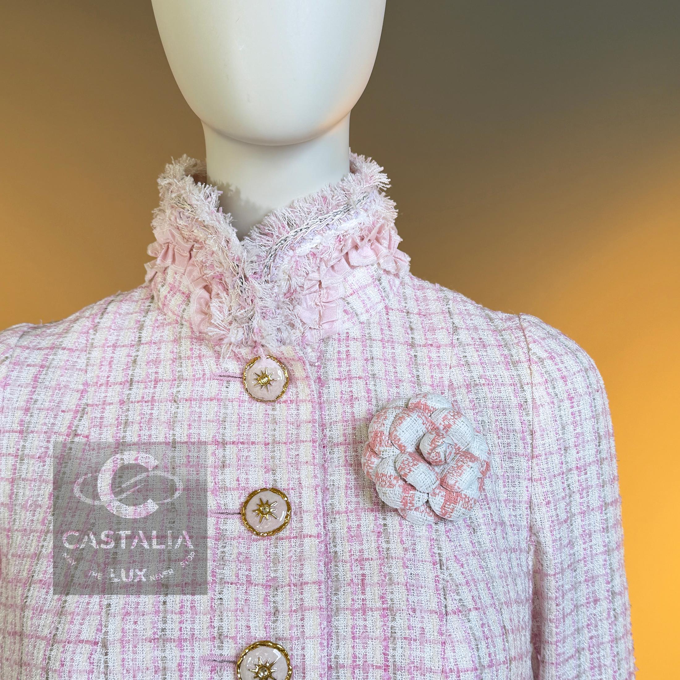 CHANEL 12K$ París / Versalles Chaqueta de tweed estilo barroco 36 FR en venta 7