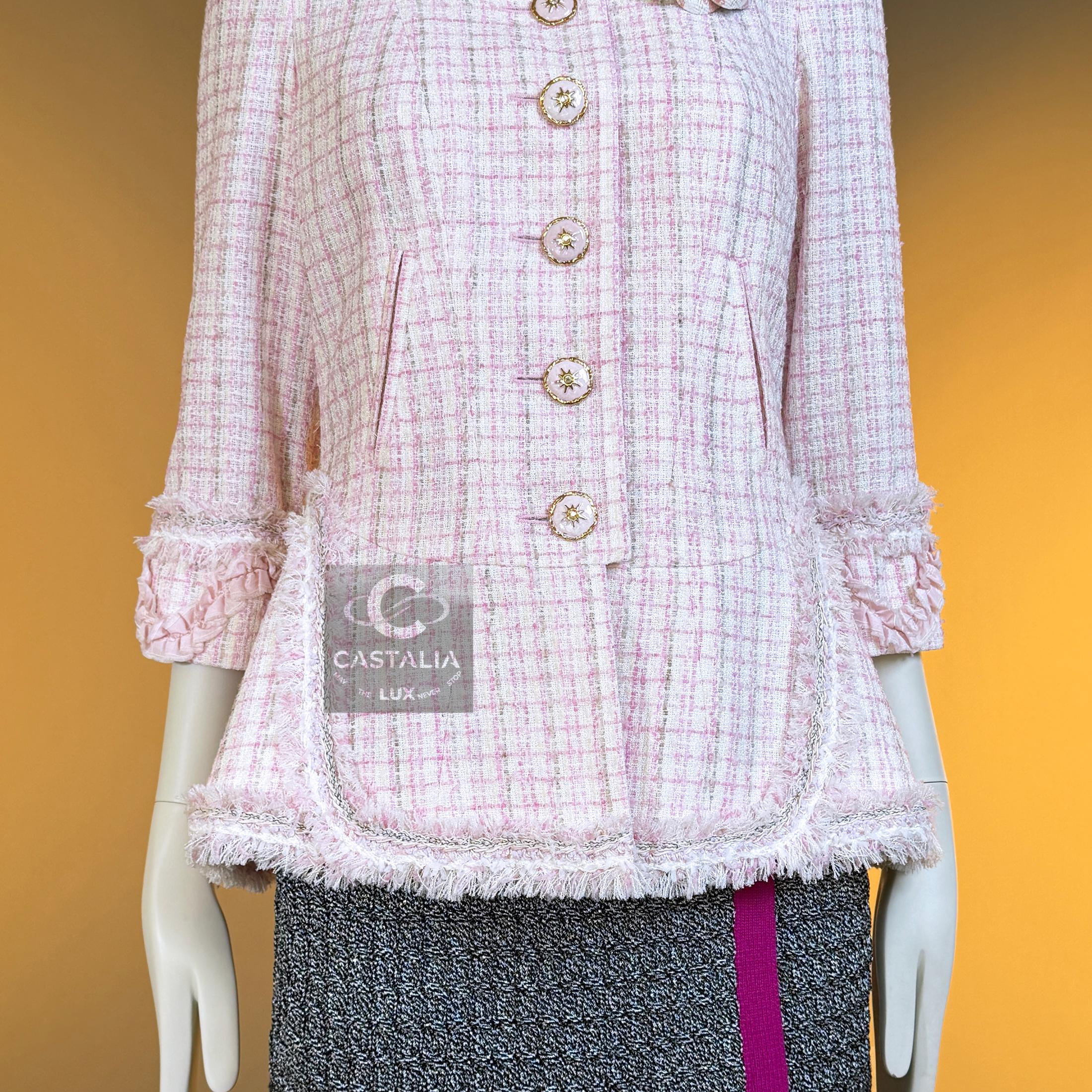 CHANEL 12K$ París / Versalles Chaqueta de tweed estilo barroco 36 FR en venta 11