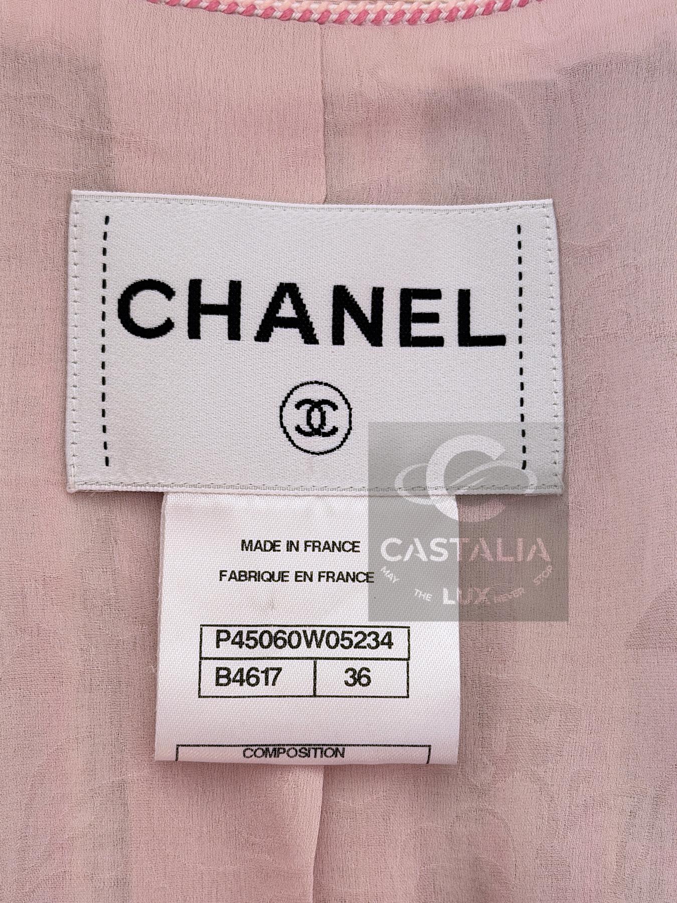 CHANEL 12K$ París / Versalles Chaqueta de tweed estilo barroco 36 FR en venta 15
