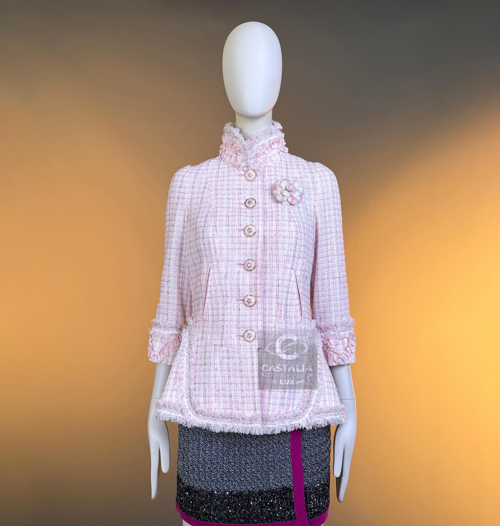 CHANEL 12K$ París / Versalles Chaqueta de tweed estilo barroco 36 FR en venta 4
