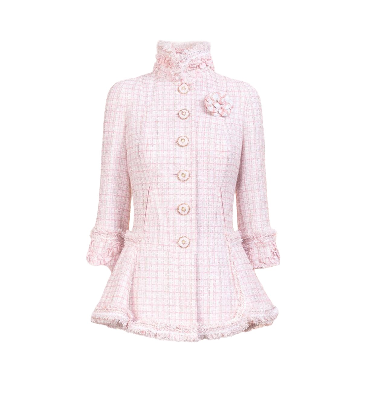 CHANEL 12K$ París / Versalles Chaqueta de tweed estilo barroco 36 FR