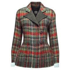 CHANEL 12K$ Rare Paris / Edinburgh Runway Tweed Jacket 34 FR