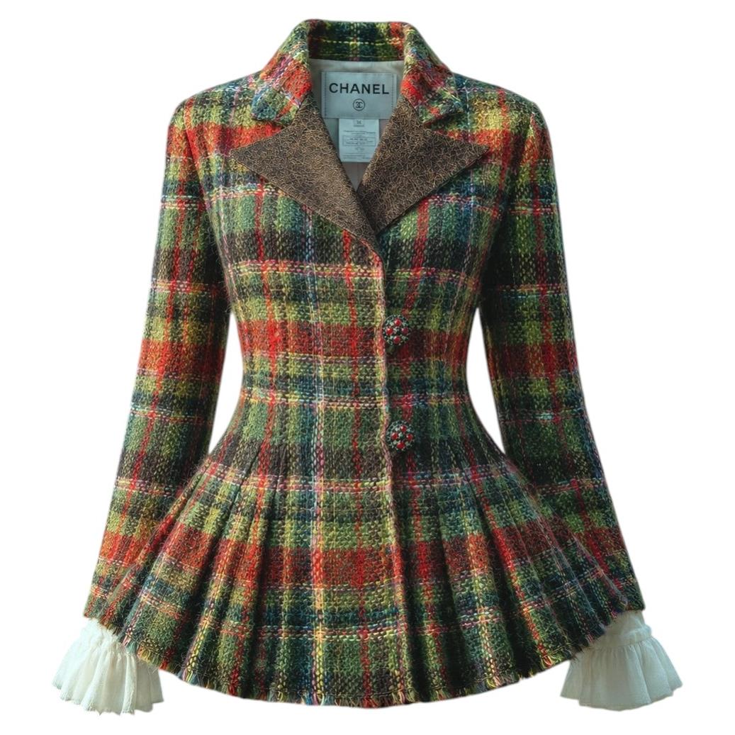 Chanel 12K$ Raro Parigi / EDINBURGH Giacca in tweed da passerella 34 FR