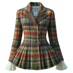 CHANEL 12K$ Rare Paris / EDINBURGH Runway Tweed Jacket 34 FR