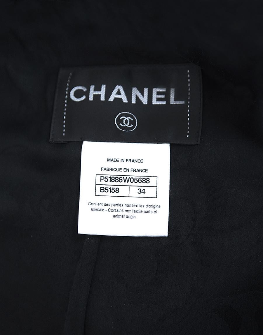 Chanel 12K$ Work Of Art Couture Black Jacket  For Sale 9