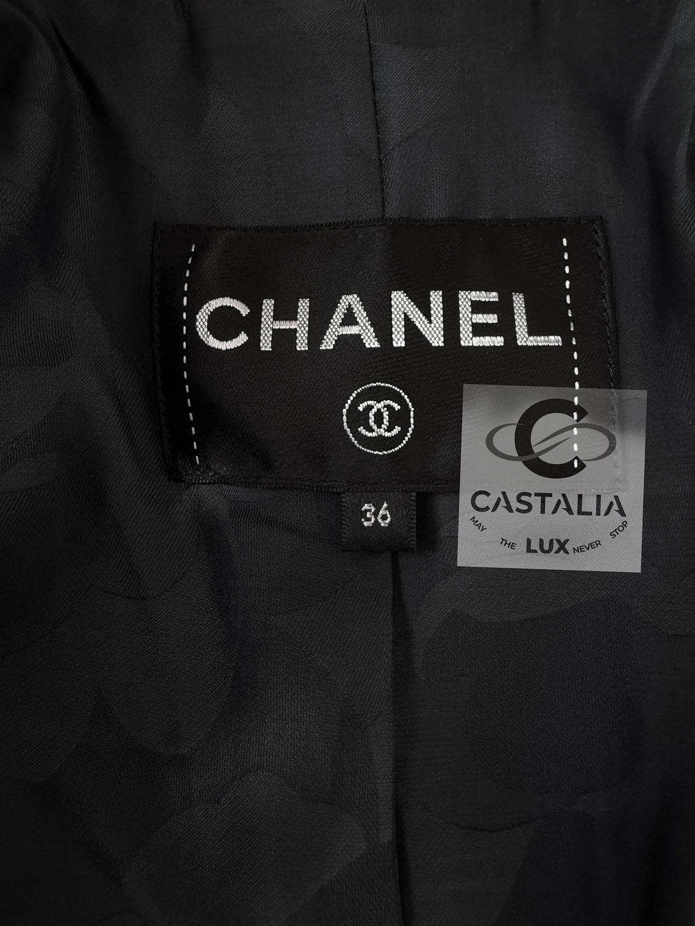 Chanel 13$ New Anna Wintour Style Lesage Tweed Jacket 38 FR For Sale 14