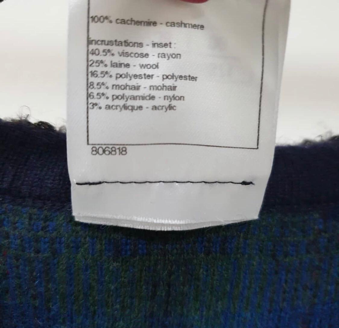 Chanel 13A  Cashmere Blazer Jacket Cardigan 3