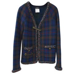 Chanel 13A  Cashmere Blazer Jacket Cardigan