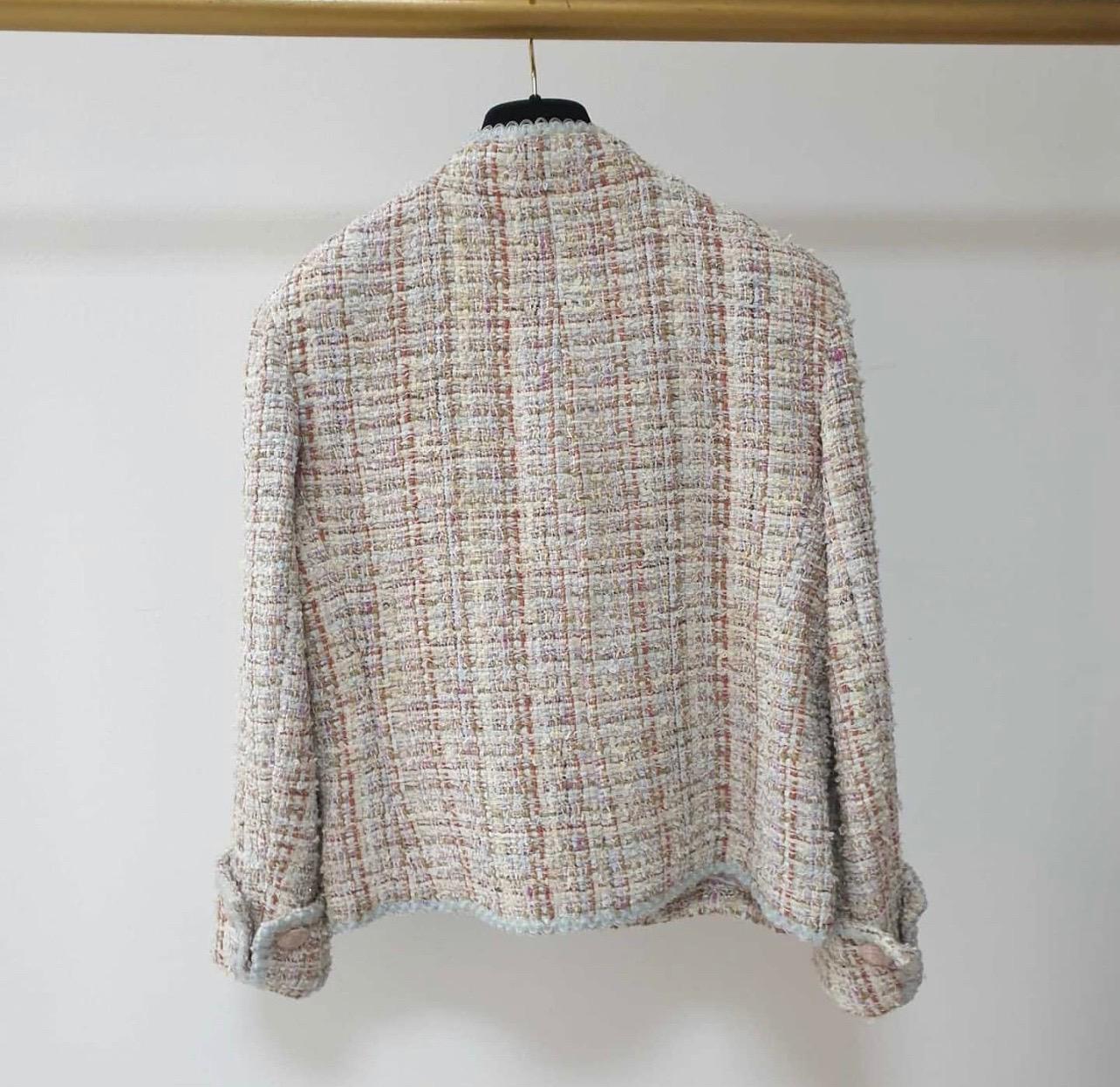 CHANEL 13C Tweed Lesage Jacket Blazer 1