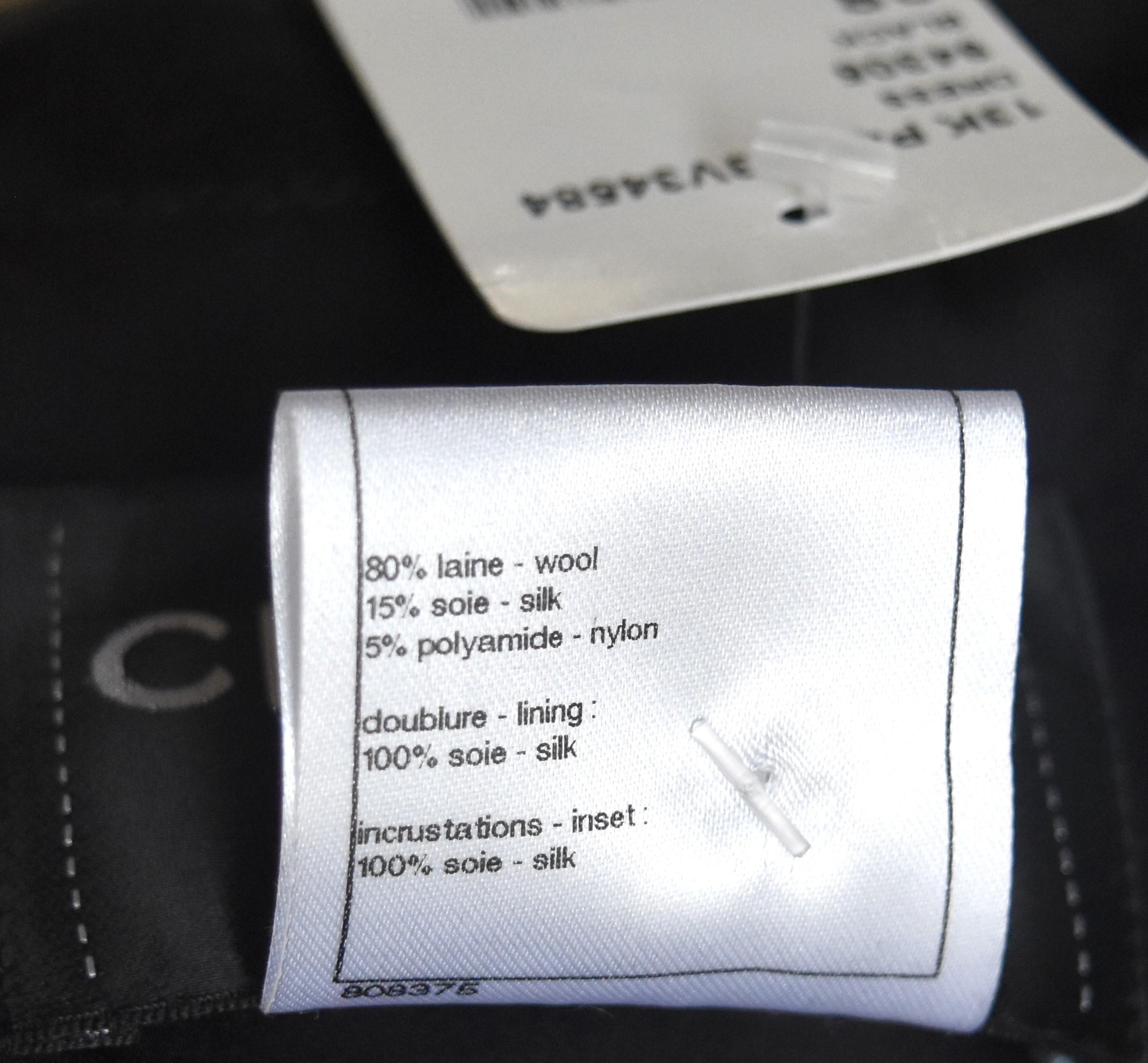 Chanel 13K 2013 NEU Most Wanted Laufsteg Mantelkleid mit geflochtenem Besatz FR 38 im Angebot 2