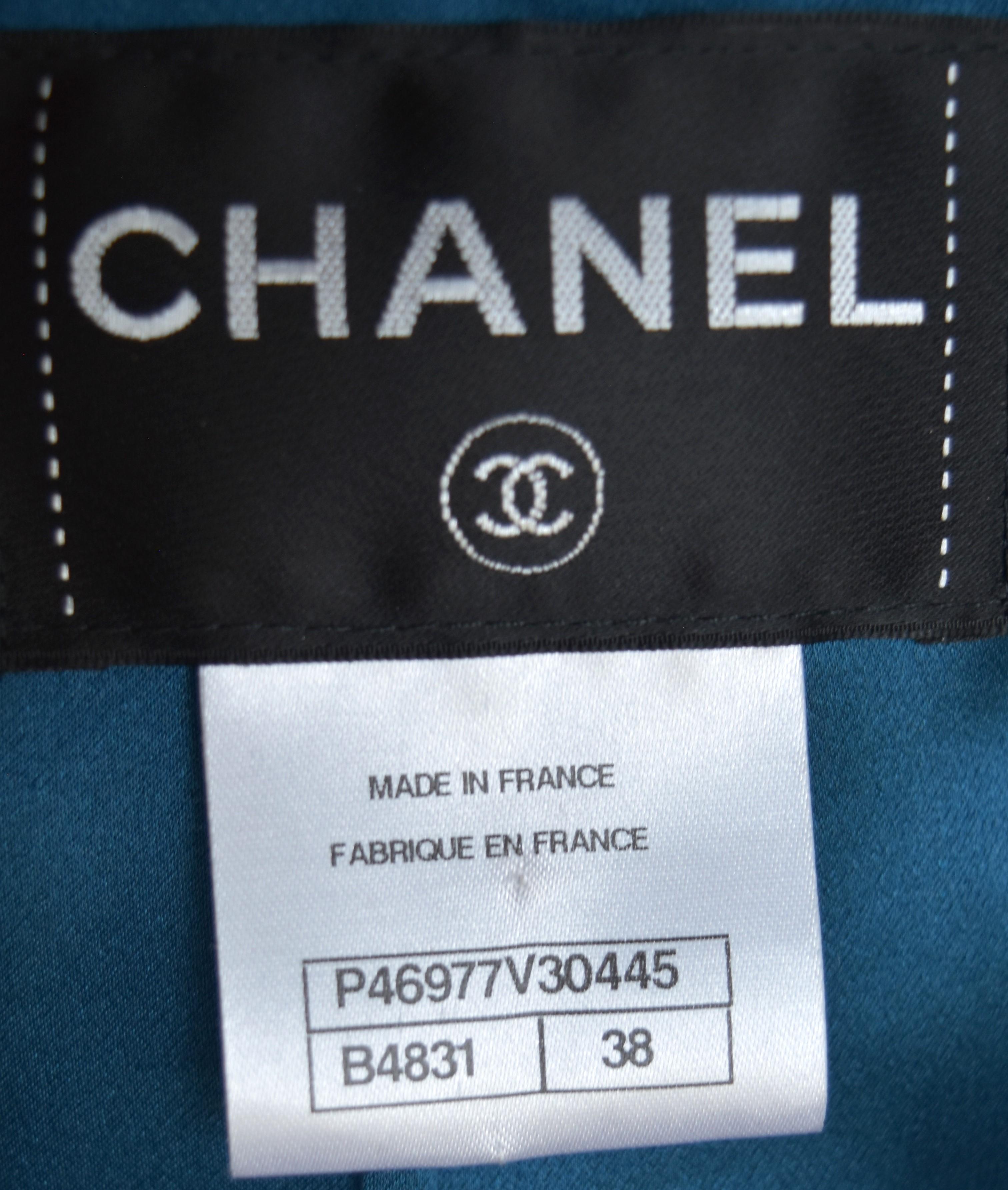 Women's Chanel 13K 2013 Wool Tweed Runway 38 New For Sale
