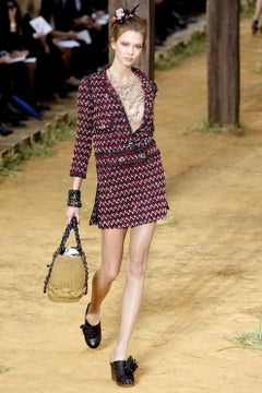CHANEL 13K$ Veste en tweed Lesage noir à paillettes 46 FR