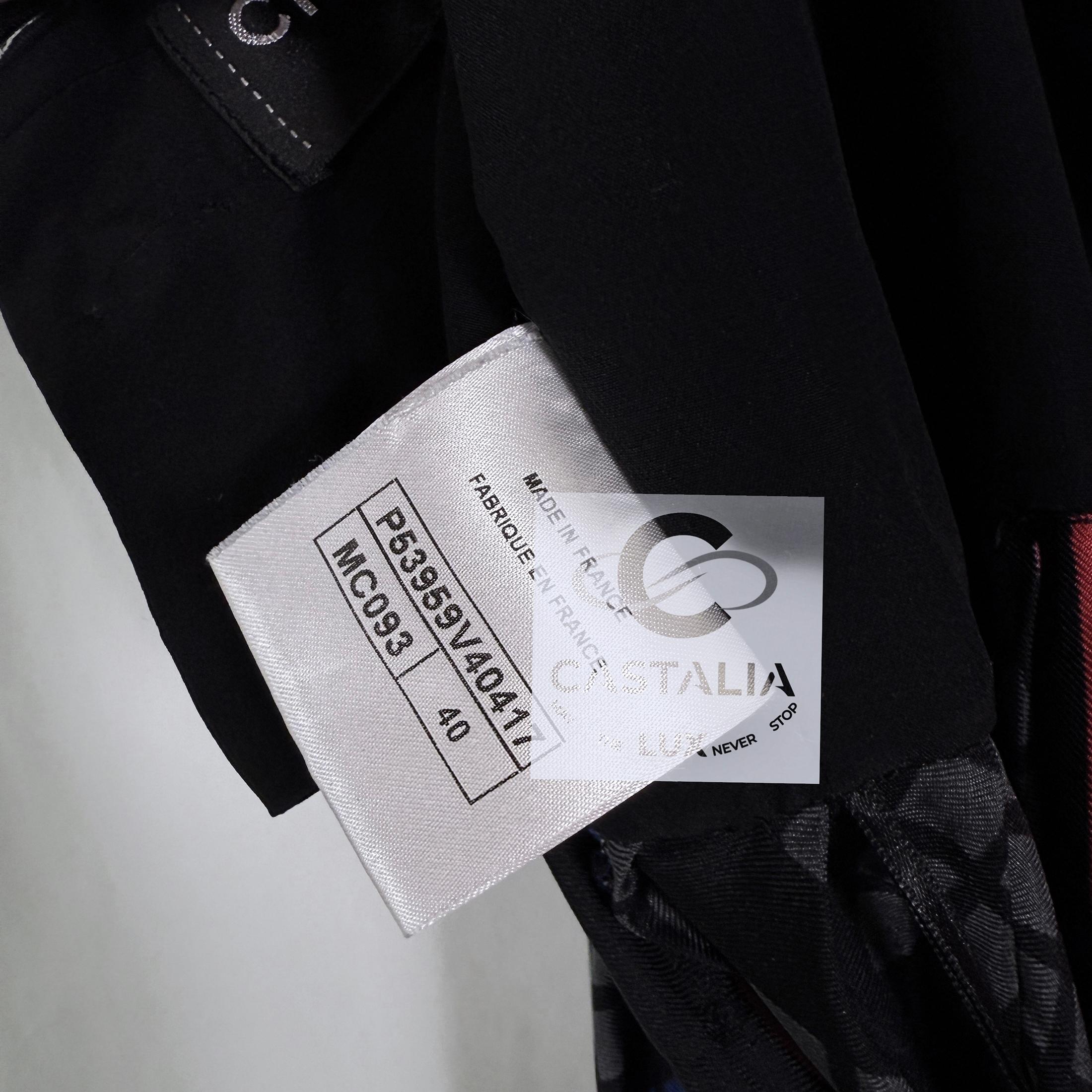Chanel 13K$ CC Logo Maxi Abito in seta 40 FR in vendita 12