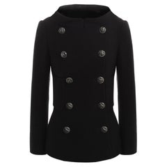 Chanel 13K$ Lady Gaga Style Statement Black Tweed Jacket 40 FR