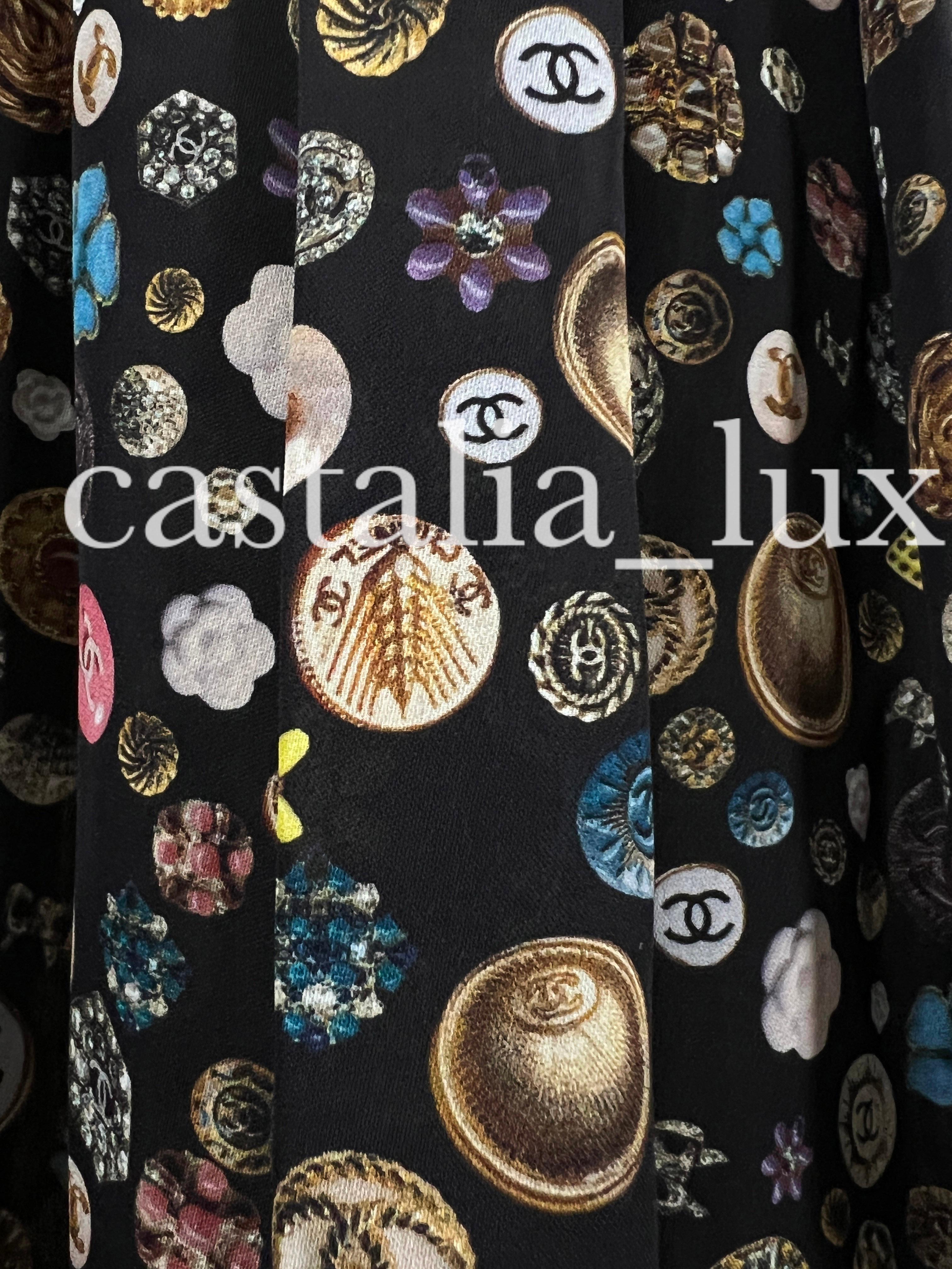 Chanel 13K$ Maxi Silk CC Logo Dress 6