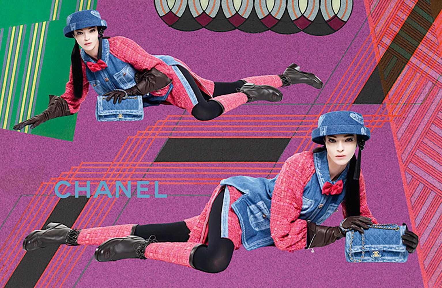 Femenino o masculino Chanel 13K$ Nueva chaqueta de tweed con cinta frambuesa 42 FR en venta