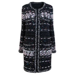 CHANEL 13K$ New SUPERMARKET Collection Confetti Tweed Coat 42 FR