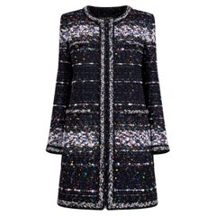 CHANEL 13K$ New SUPERMARKET Confetti Tweed Coat 42 FR