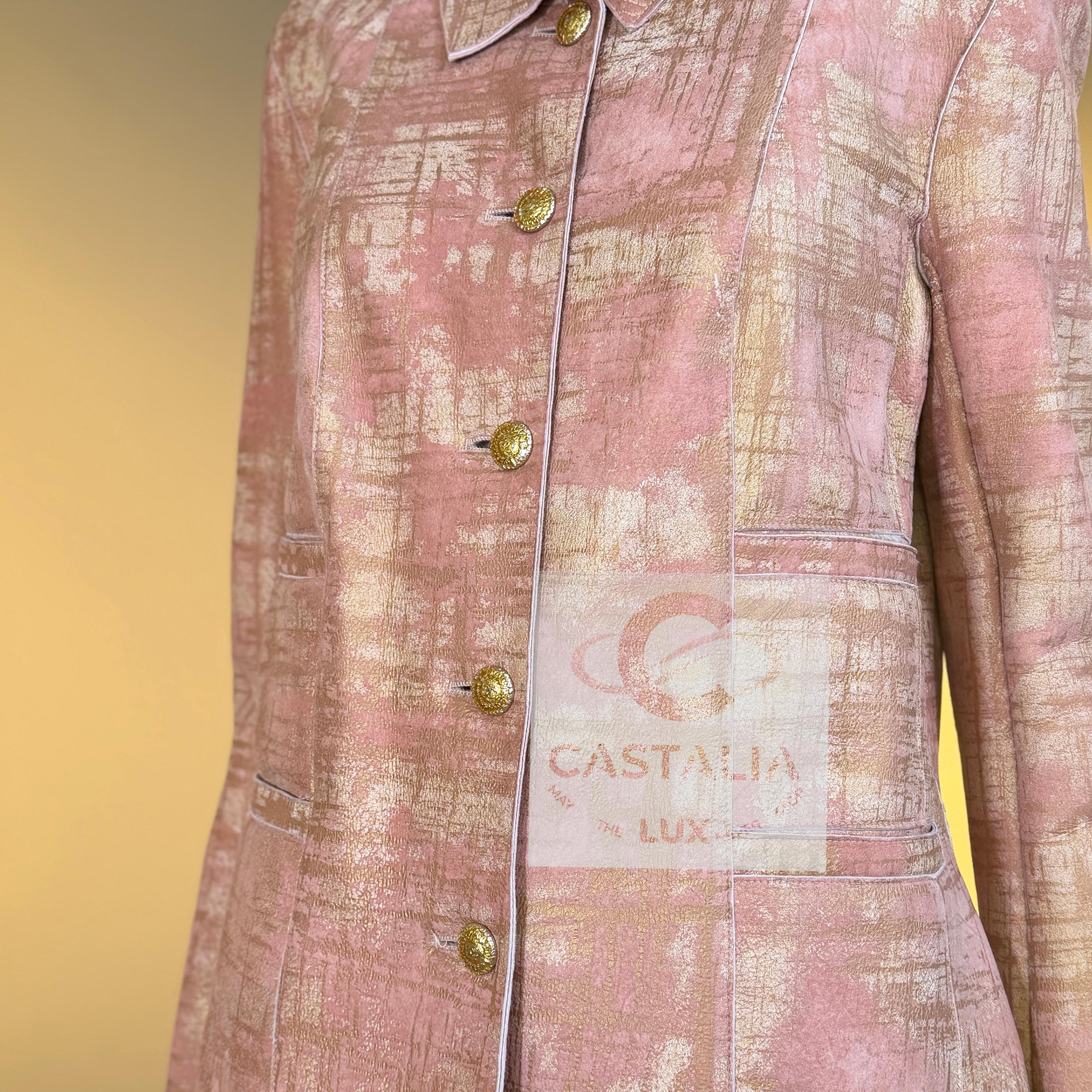 Chanel 13K$ Paris / Biarritz Sammler Lederjacke 44 FR im Angebot 5