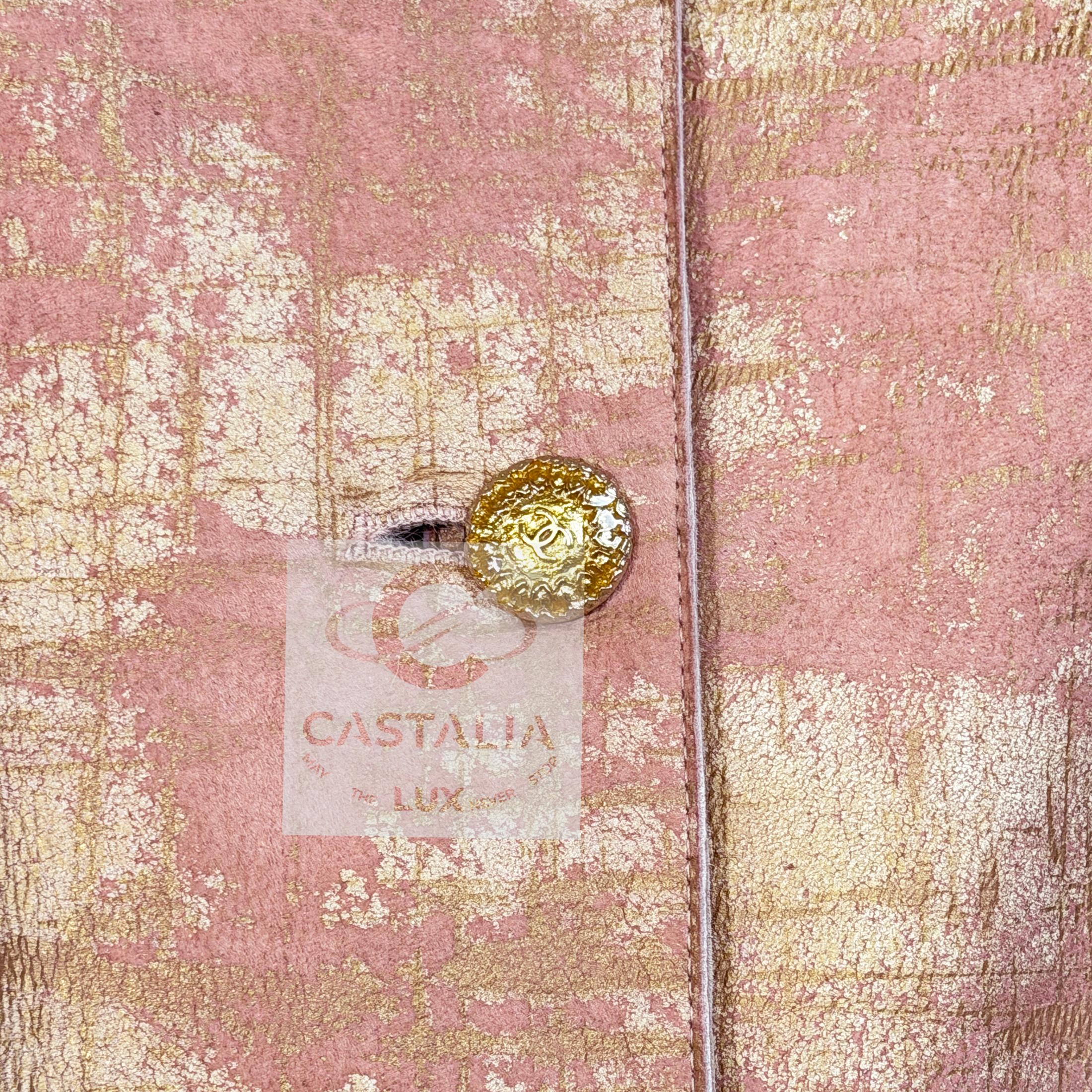 Chanel 13K$ Paris / Biarritz Sammler Lederjacke 44 FR im Angebot 6