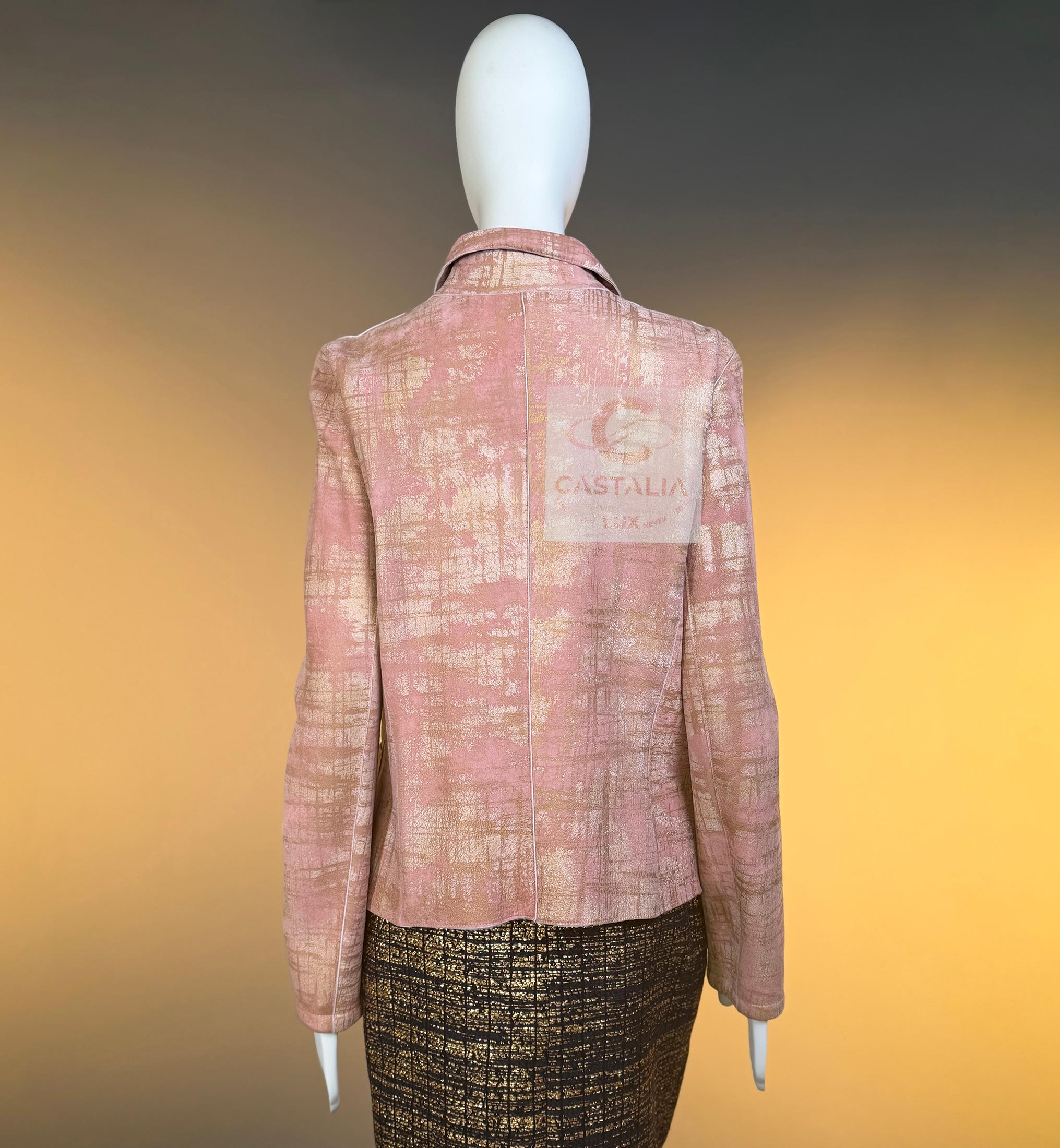 Chanel 13K$ Paris / Biarritz Sammler Lederjacke 44 FR im Angebot 9