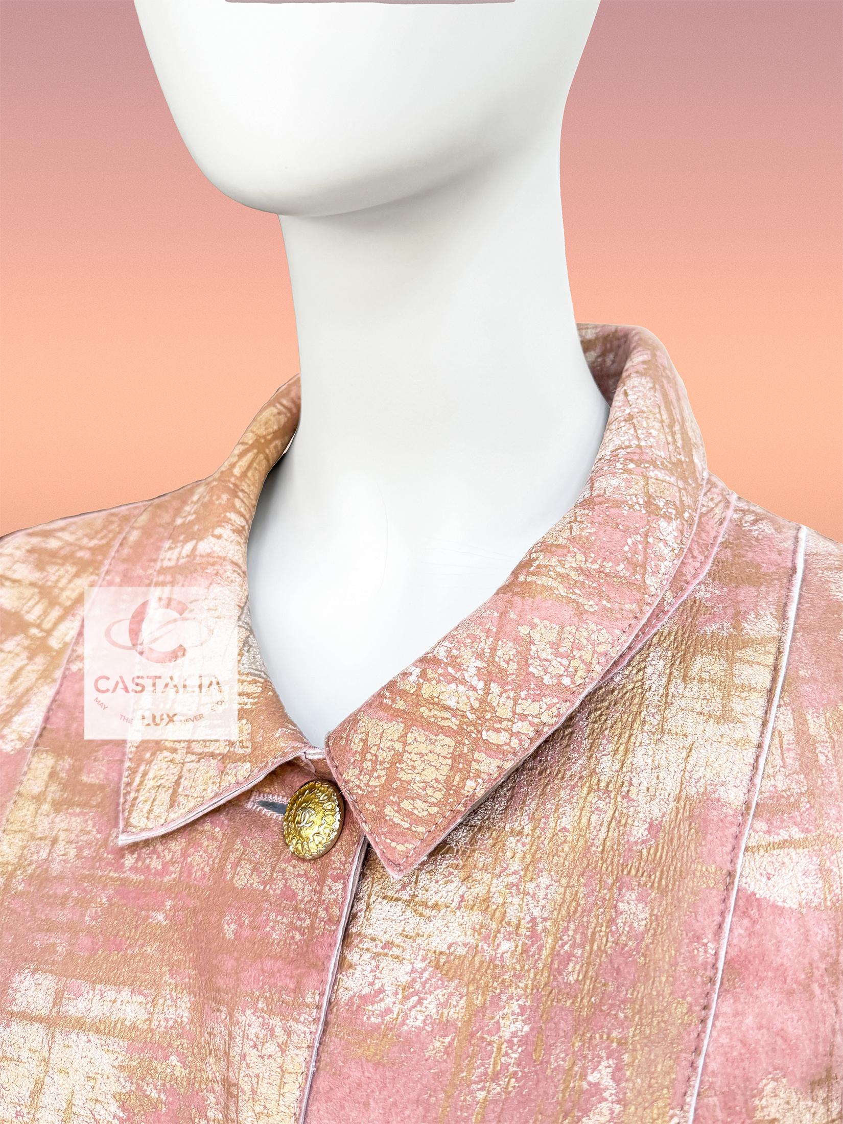 Chanel 13K$ Paris / Biarritz Collectors Leather Jacket 44 FR 11