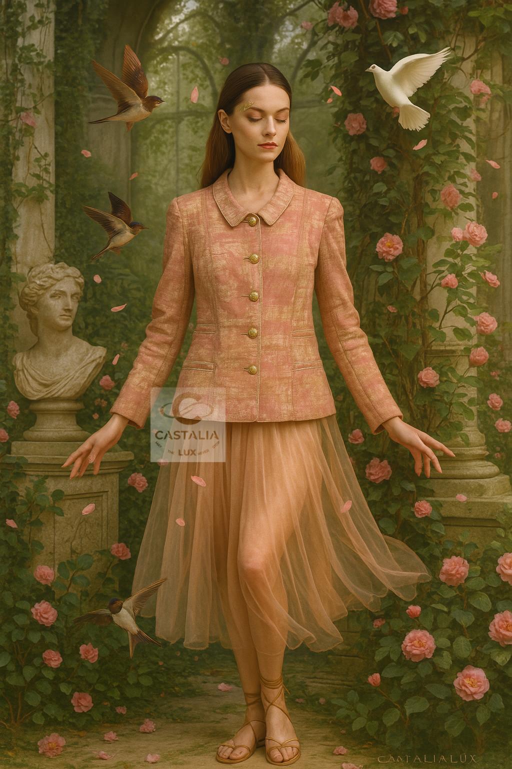 Chanel Iridescent Leather Jewel-Button Jacket
~ Boutique value over $13,000

~ From the coveted Paris / BIARRITZ Collection by Maestro Lagerfeld, 
it features the Maison’s iconic four-patch pocket silhouette, sculpted with architectural grace

~ An