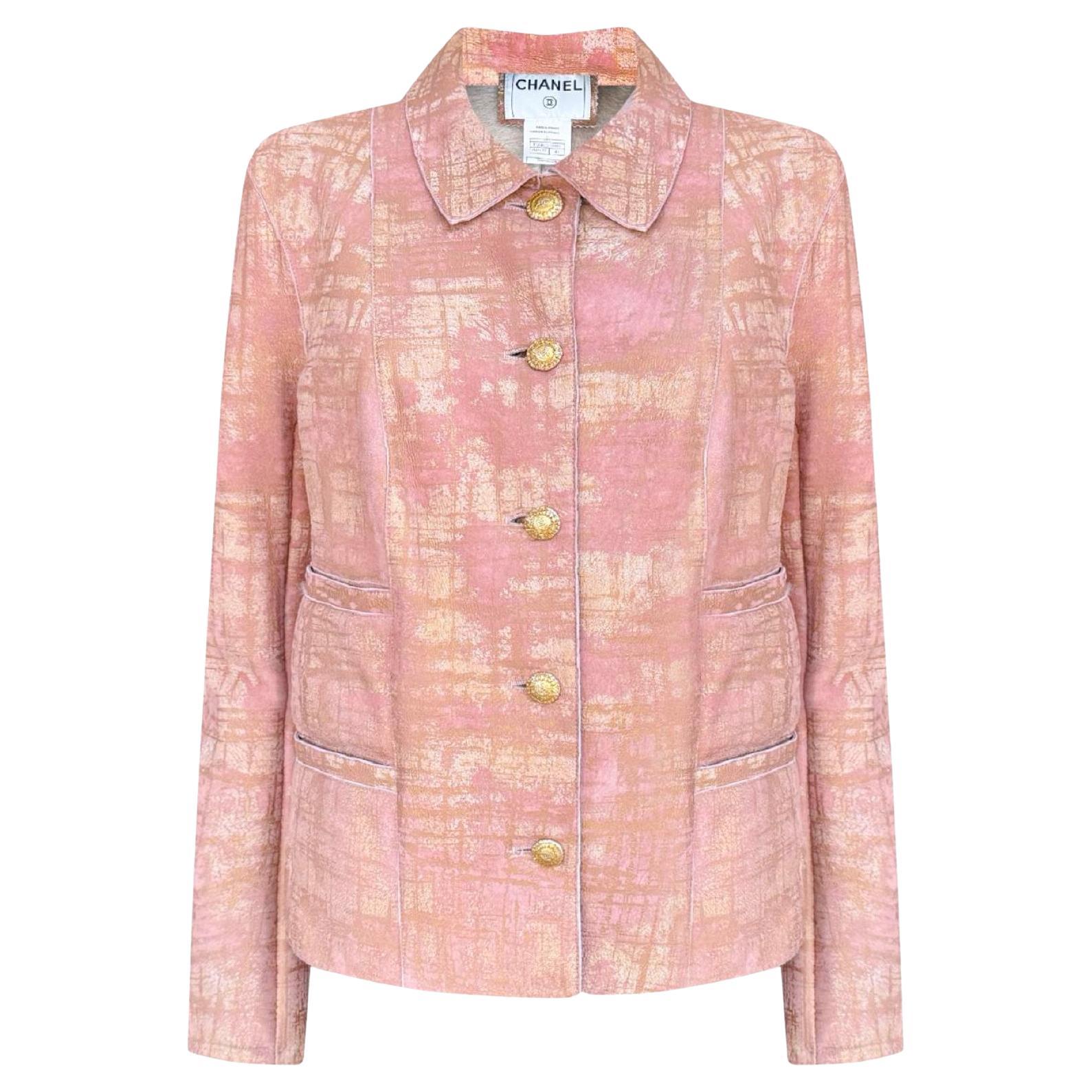 Chanel 13K$ Paris / Biarritz Collectors Leather Jacket 44 FR