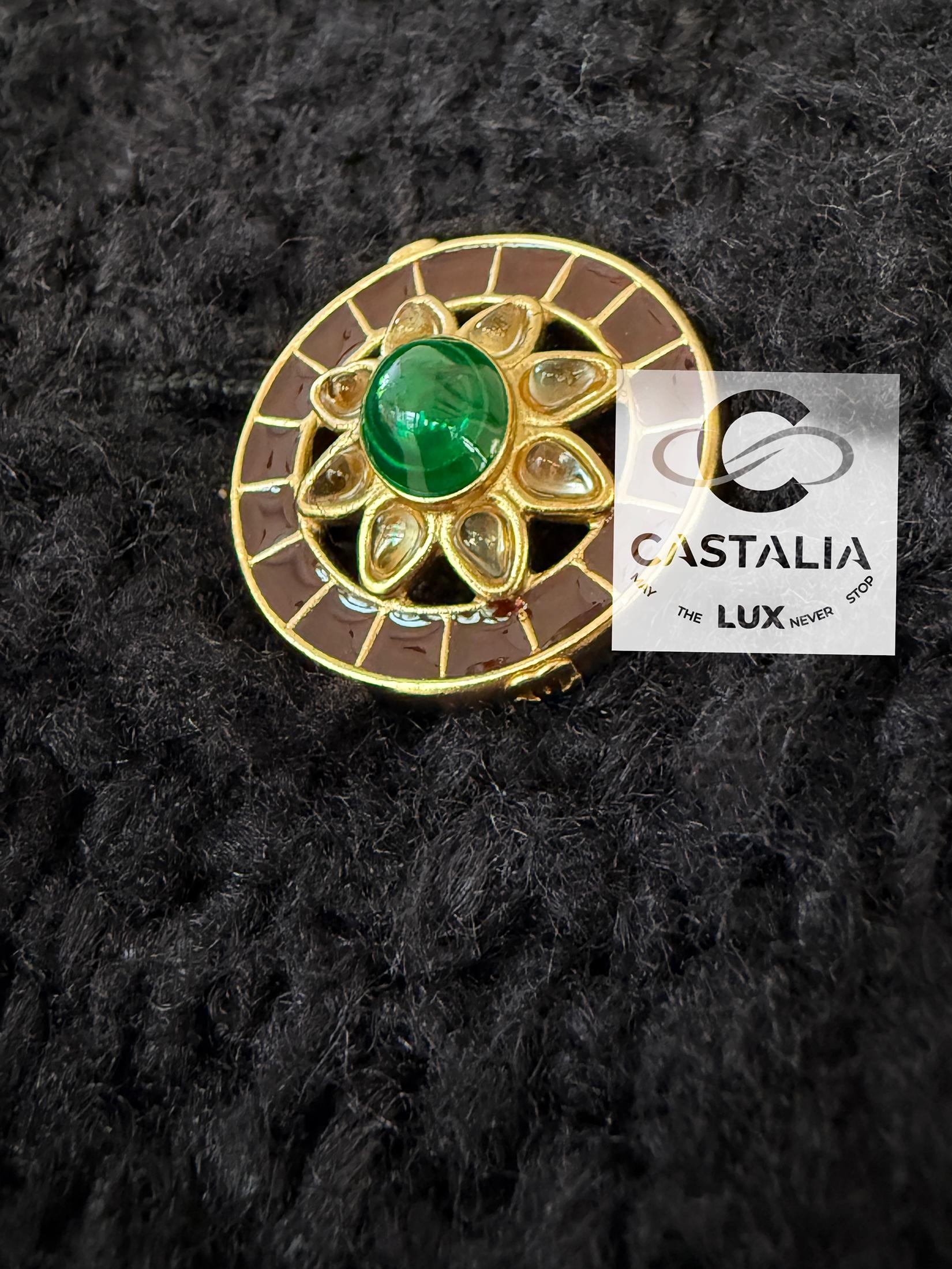Chanel 13K$ Paris / Bombay CC Gripoix Buttons Black Tweed Jacket 50 FR 3