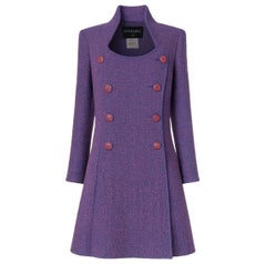 CHANEL 13K$ Paris / Bombay CC Gripoix Buttons Tweed Coat 48 FR